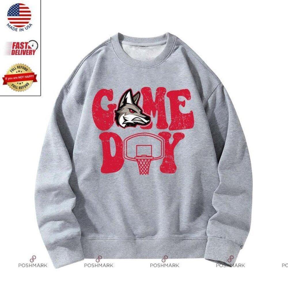 Col South Dakota Coyotes Basketball Sweatshirt Retro
